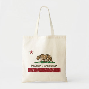 Bolsa Tote Bandeira Piedmont da república de Califórnia