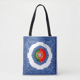 Bolsa Tote "Bandeira Portuguesa": Saco de pano com estampado
