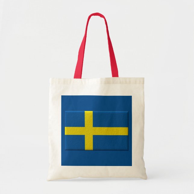 Bolsa Tote Bandeira Sueca (Frente)