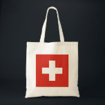 Bolsa Tote Bandeira Suiça Die Nationalflagge der Schweiz<br><div class="desc">Die Nationalflagge der SchweizLe drapeau suisseLa bandiera svizzeraFlag da Suiça</div>