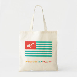 Bolsa Tote Bandeira Tagline de BLgT