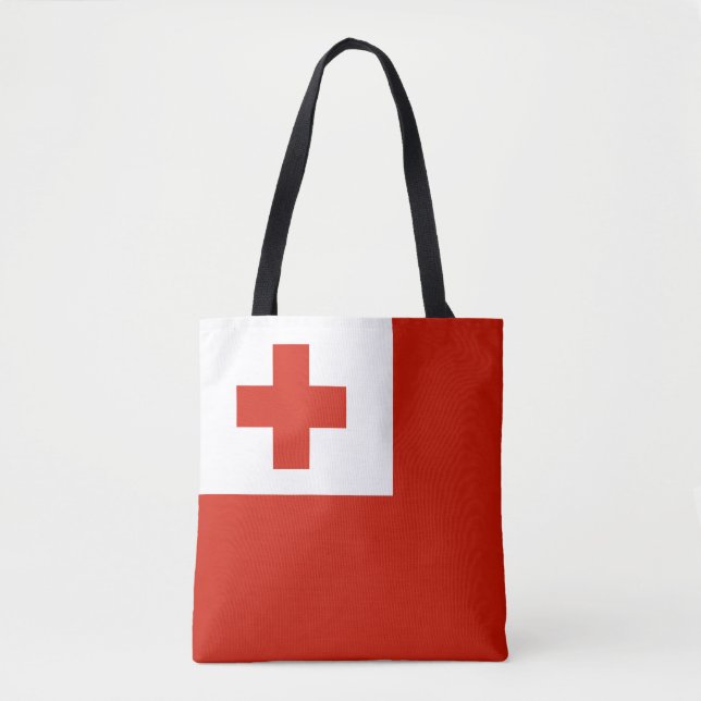 Bolsa Tote Bandeira Tonga (Frente)