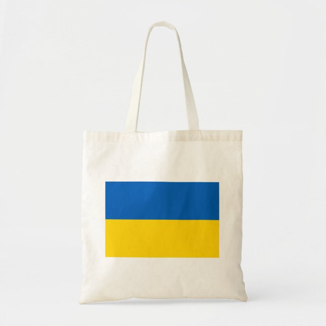 Bolsa Tote Bandeira Ucraniana (Ucrânia) Tote Bag (Frente)
