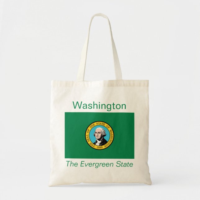 Bolsa Tote Bandeira Washington (Frente)