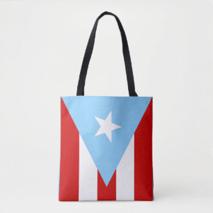 Bolsa Tote Bandeiras de Porto Rico
