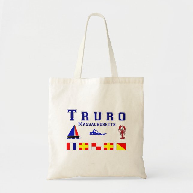 Bolsa Tote Bandeiras de sinal das MÃES de Truro (Frente)