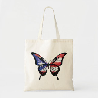 Bolsa Tote Bandeja da Borboleta do Swallowtail Porto Rico