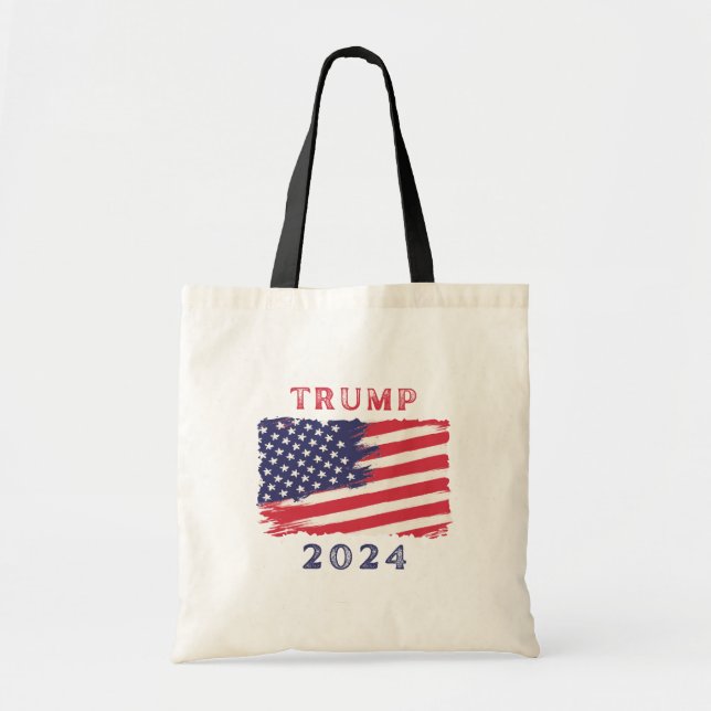 Bolsa Tote Bandeja da Tota do Trump 2024 (Frente)