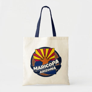 Bolsa Tote Bandeja de Arizona maricopa estourou saco