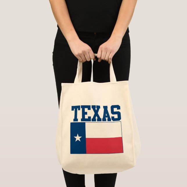 Bolsa Tote Bandeja de Bandeira do Texas (Frente (produto))