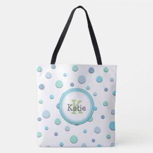 Bolsa Tote Bandeja de Bolinhas Personalizada Whimsical
