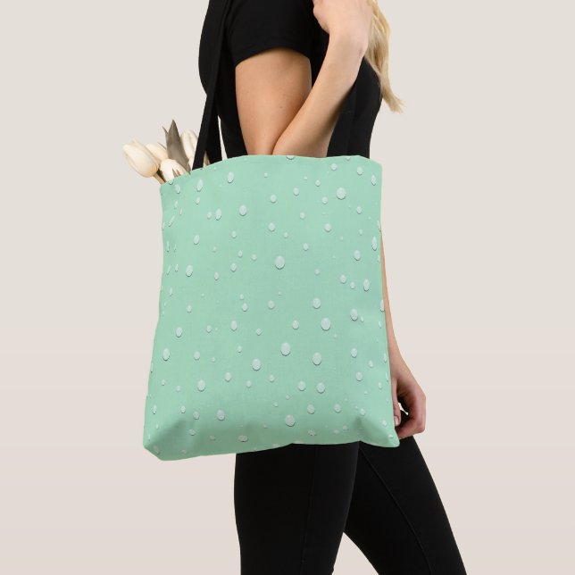 Bolsa Tote Bandeja de Design do Raindrop Elegante (Close Up)
