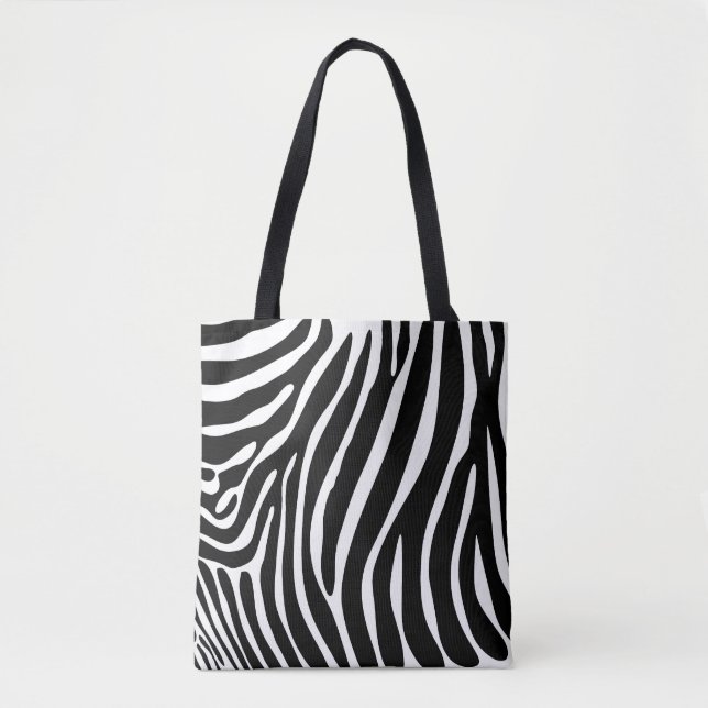 Bolsa Tote Bandeja de Impressão Zebra (Frente)