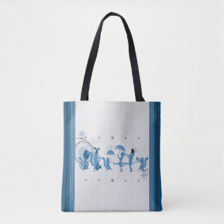Bolsa Tote Bandeja de Toque Azul Rhapsody