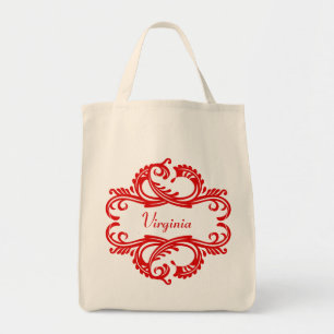 Bolsa Tote Bandeja de Toques com Dano Quic Vermelho