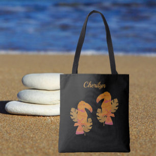 Bolsa Tote Bandeja de Toques Tropicais bonito