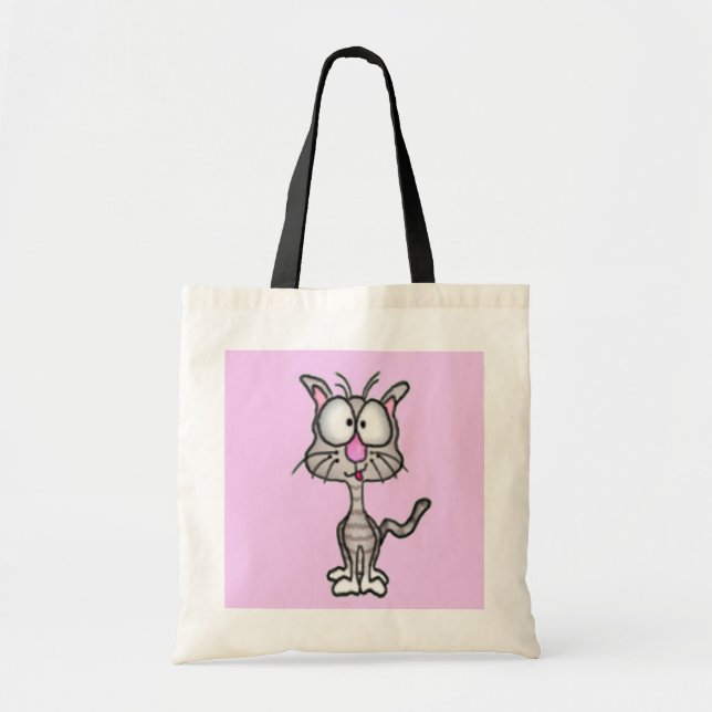 Bolsa Tote Bandeja de Tote do Gatinho Ofício (Frente)