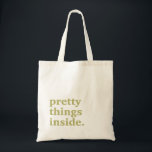 Bolsa Tote Bandeja de Troca de Favoritos do Chá de panela Ret<br><div class="desc">Nossa bolsa de presentes com letras retrógradas - uma bela maneira de compartilhar presentes ou favoritos para festas com convidados no seu chá de panela de verão. Este item faz parte da nossa coleção de casamento Annie A115,  visite nossa loja para ver os itens coordenadores.</div>