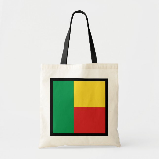 Bolsa Tote Bandeja do Sinalizador Benim (Frente)