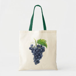 Bolsa Tote Bando de uvas Arte aquosa
