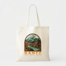 Bolsa Tote Banff National Park Canada Viagem Vintage
