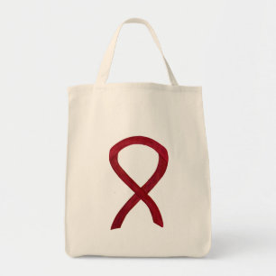 Bolsa Tote Banheira de Arte Personalizada de Fita de Consciên