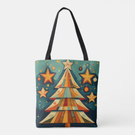 Bolsa Tote Banheira de Árvore de Natal Dupla