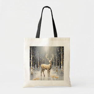 Bolsa Tote Banheira de Bandas de Feriado de Reindeer de Natal