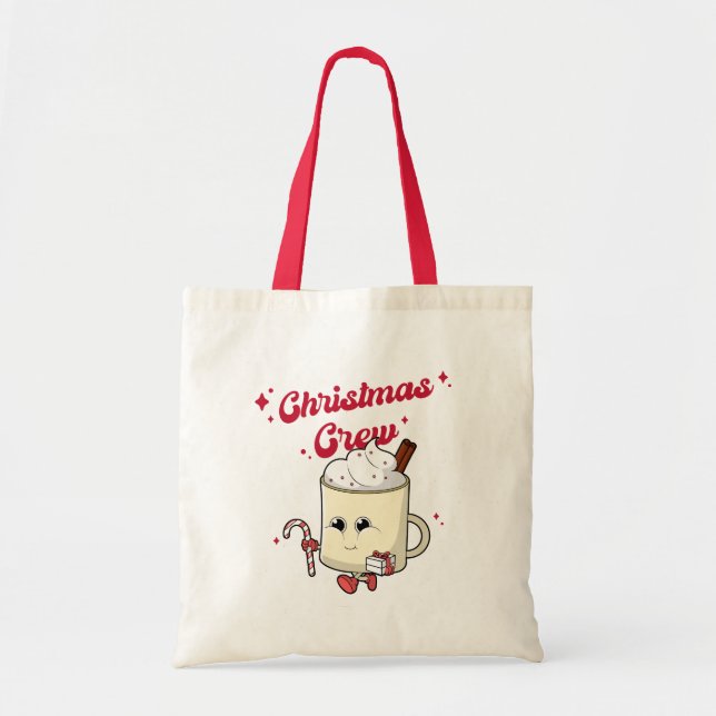 Bolsa Tote Banheira de ferramentas da tripulação de natal (Frente)