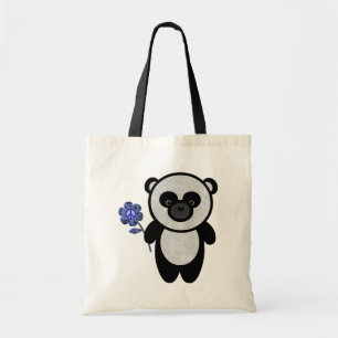 Bolsa Tote Banheira de Flor de Paz Panda