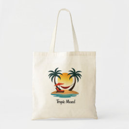 Bolsa Tote Banheira de Toques de Vibe de Praia do Tropic Mood