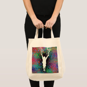 Bolsa Tote Banheira de Toques Grande do Clima de Tempestade