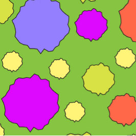 Bolsa Tote Banheira de Tote de bolinhas geométrica Colorida R