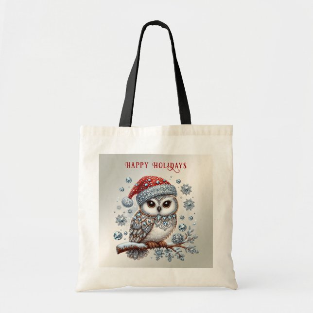 Bolsa Tote Banheira de Tote de Feriado de Natal (Frente)