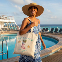 Bolsa Tote Banheira de Tote de Feriado Náutico