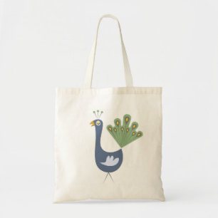 Bolsa Tote Banheira de Tote de Peacock Ortoada
