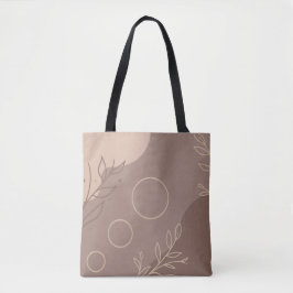 Bolsa Tote Banheira Floral de Tota Moderna Abstrato
