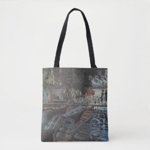 Bolsa Tote Banhistas em La Grenouillère de Claude Monet