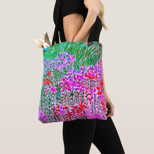 Bolsa Tote Banho de Toque de Lírios de Todo Lugar (Close Up)