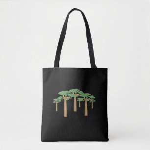 Bolsa Tote Banho-de-tota das árvores de baobá