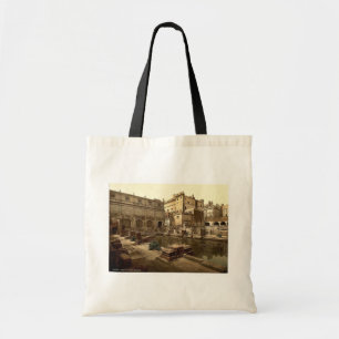 Bolsa Tote Banhos e abadia romanos, banho, foto do clássico