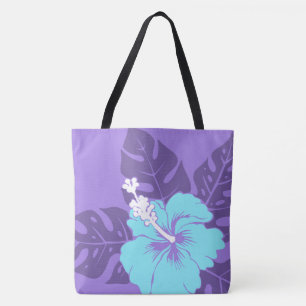 Bolsa Tote Banzai Beach Hawaiian Hibiscus Reversible BeachBag