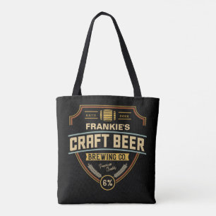 Bolsa Tote Bar da empresa de criação de etiquetas de cerveja 