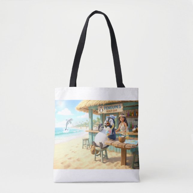 Bolsa Tote Bar da Praia do Pinguim (Frente)
