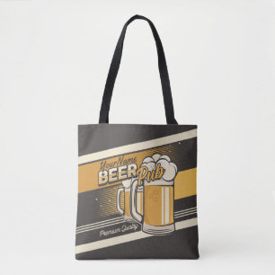 Bolsa Tote Bar de Pub de Cerveja Fria Personalizada Premium