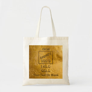 Bolsa Tote Bar Dourado