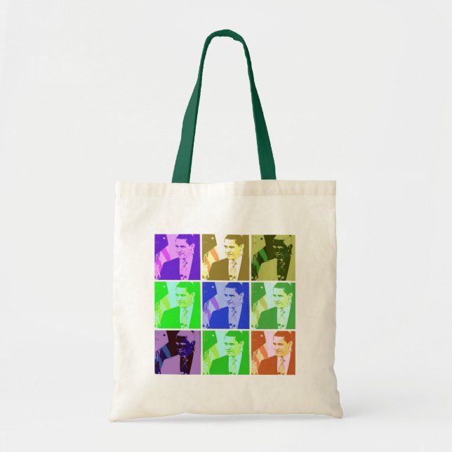 Bolsa Tote Barack Obama Pop Art (Frente)
