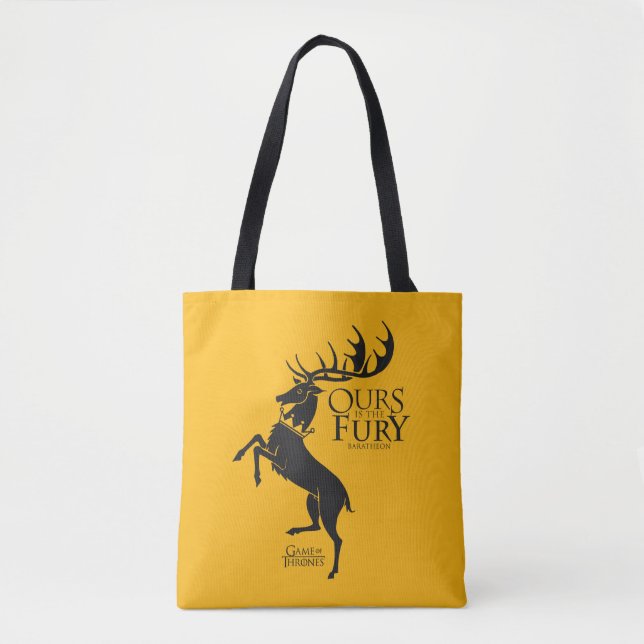 Bolsa Tote Baratheon Sigil - A nossa é a Fúria (Frente)