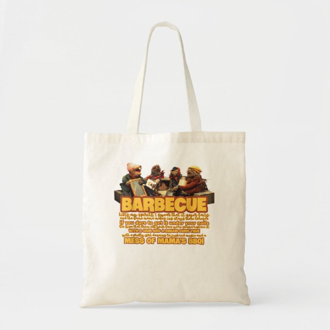 Bolsa Tote Barbecue Funny Song Jug Banda Frogtown Natal Em (Frente)