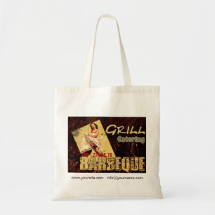Bolsa Tote Barbeque - Etiqueta impressa